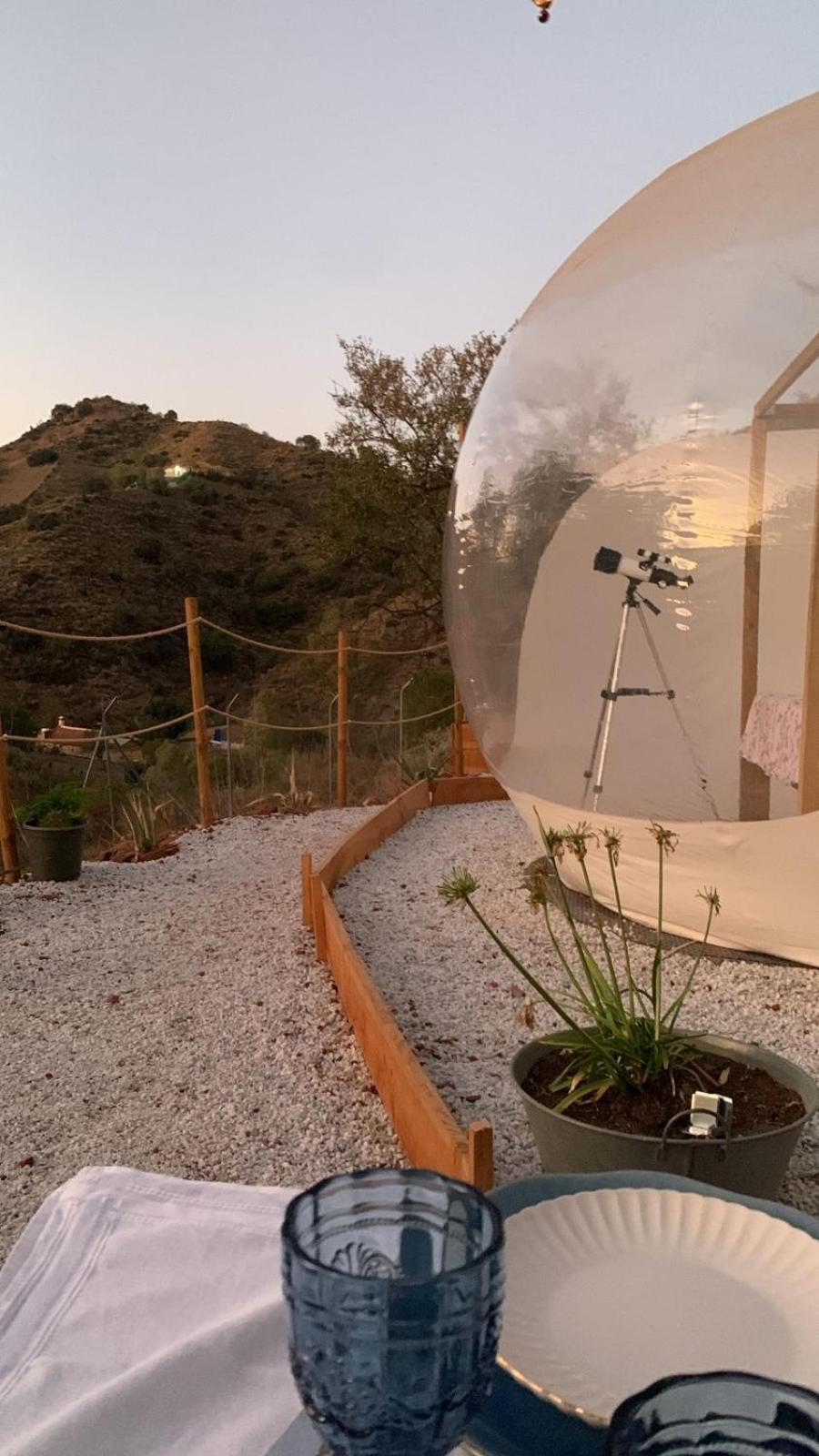 Luxe tent Glamping Burbuja Almendros
